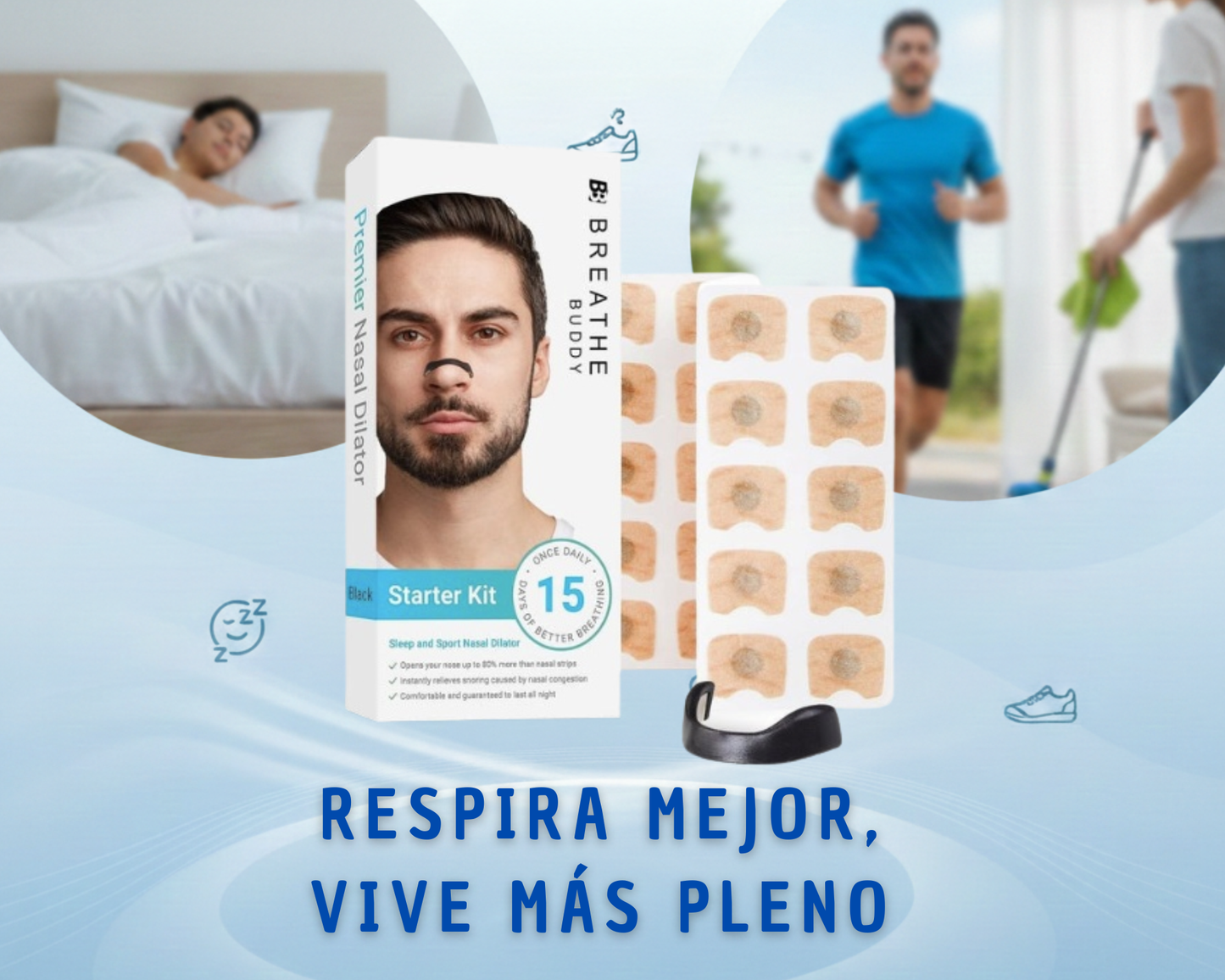 Bandas nasales magnéticas premium