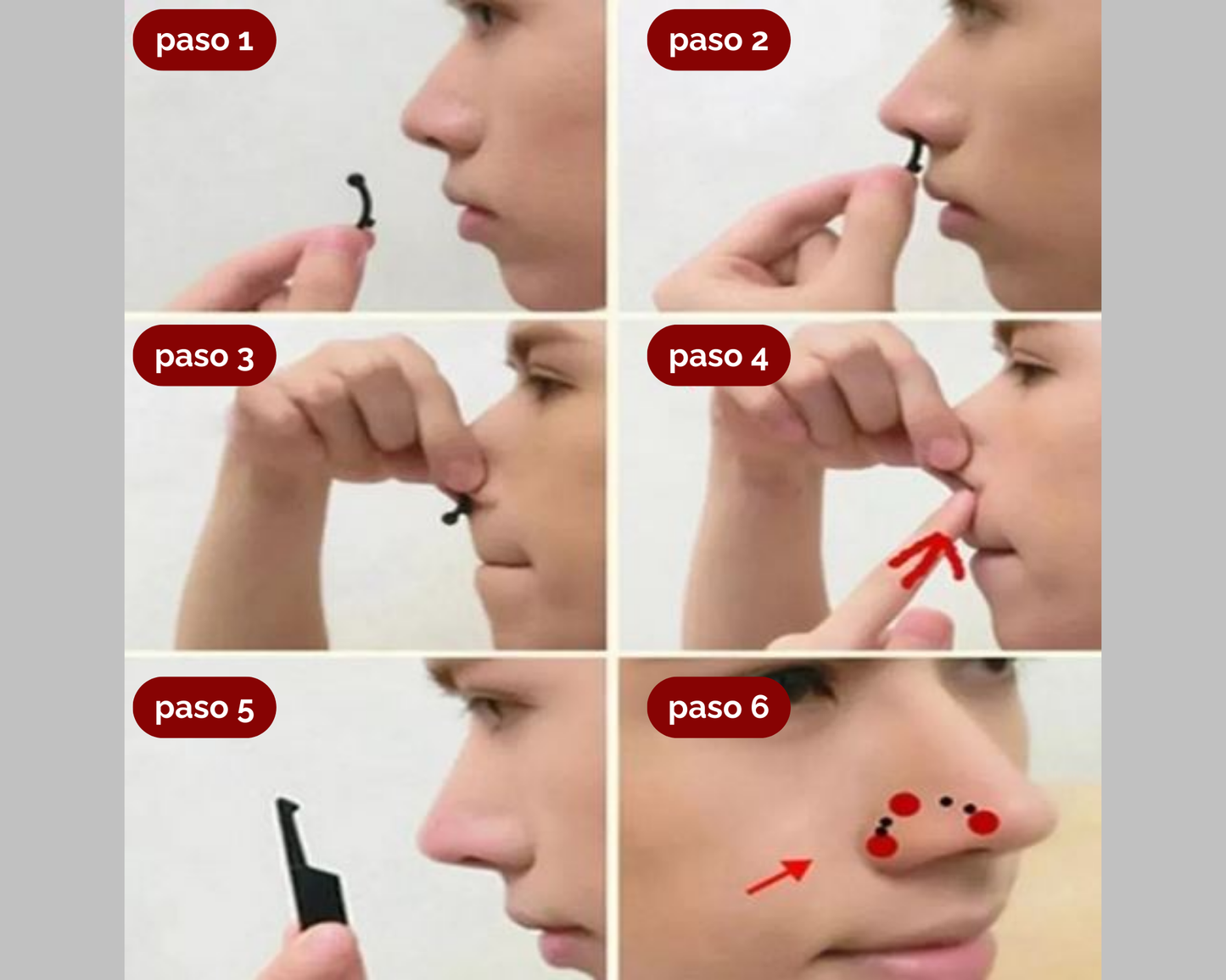 Respingador Nasal - Rinoplastía sin cirugía (PACK 3 UNIDADES)