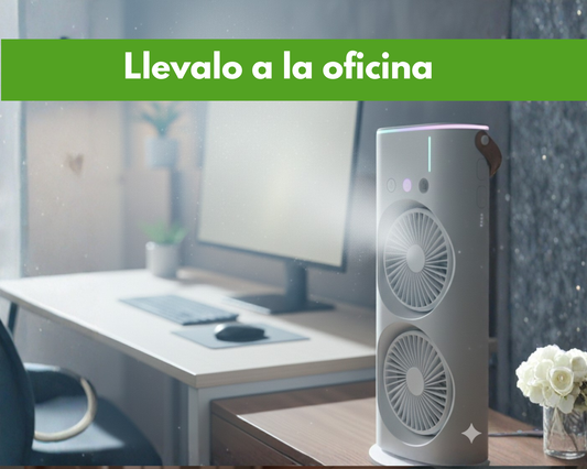 VENTILADOR HUMIDIFICADOR DOBLE