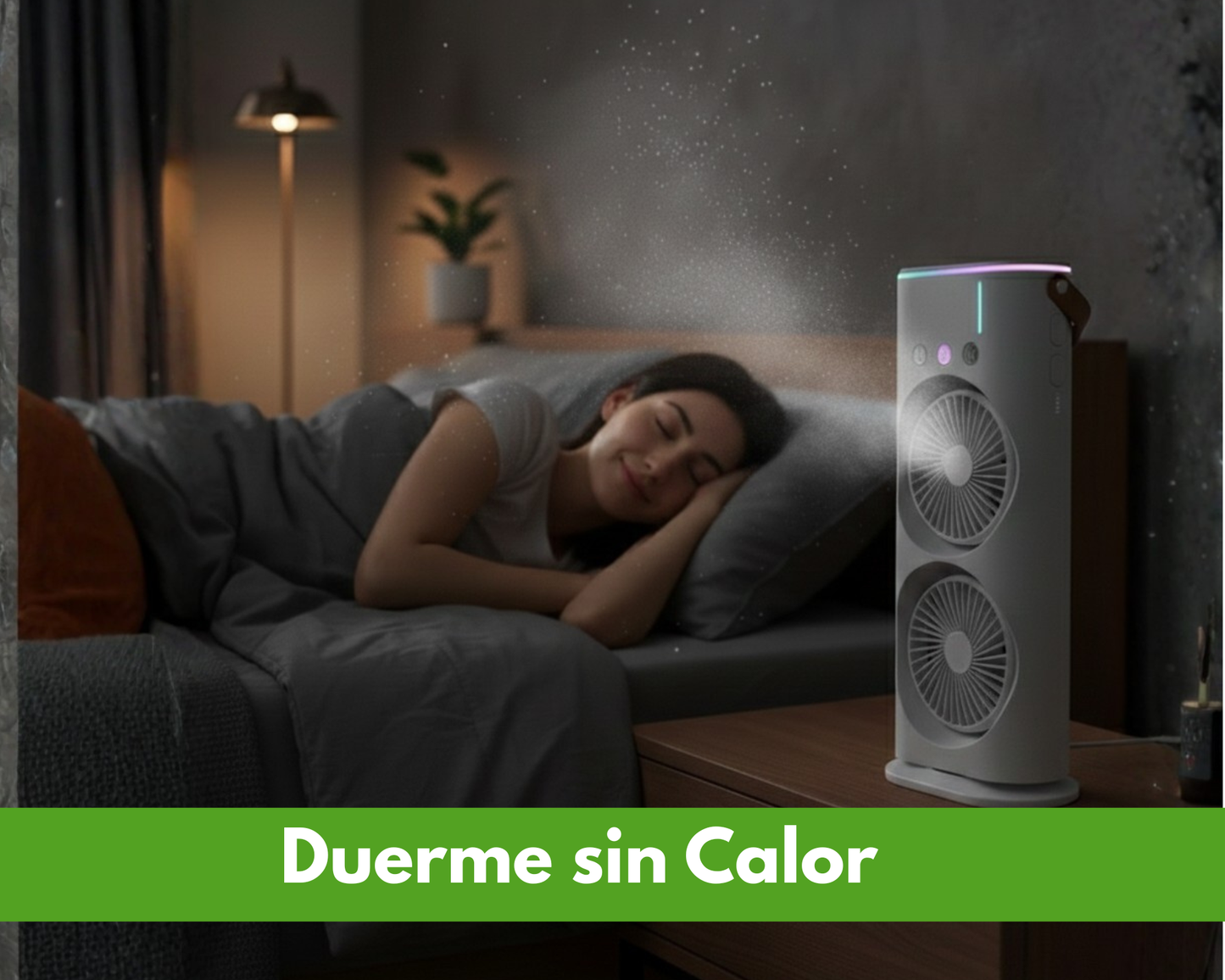 VENTILADOR HUMIDIFICADOR DOBLE